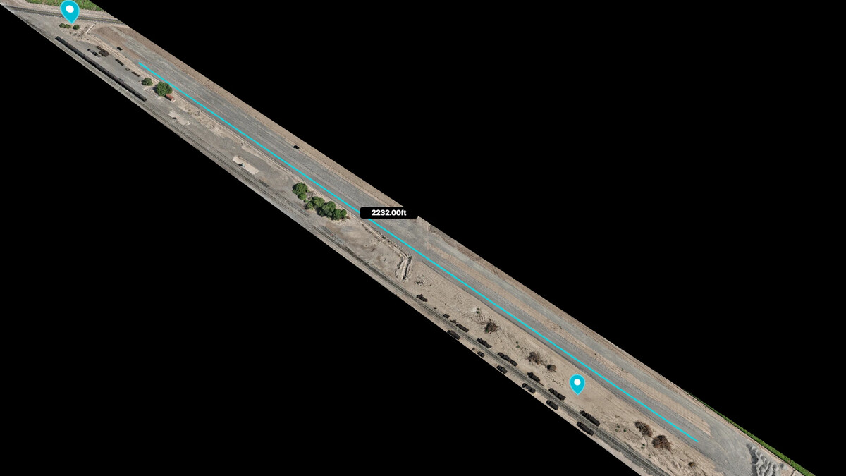 Railroad spur grading pad